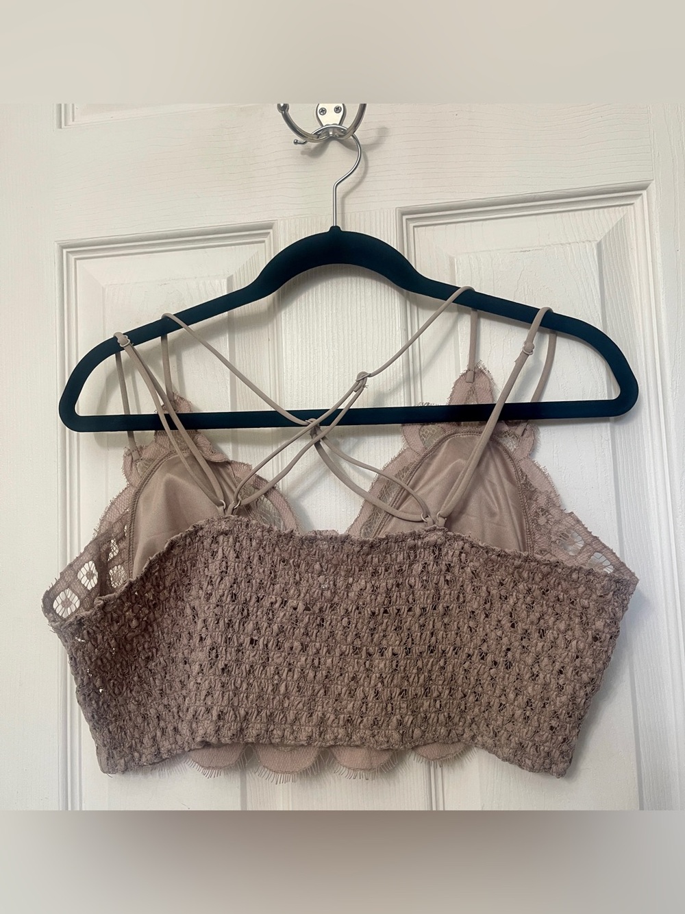Zenana Lace Bralette in Chai Tea (Tan) Size 3X NWOT - Picture 5 of 6